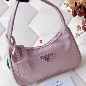 Original Prada Re Women's Handbag for Party Wedding Bag Purple