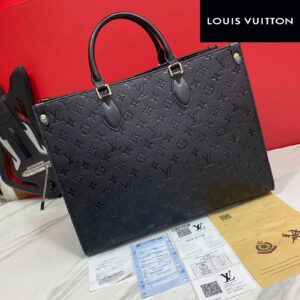 Louis Vuitton Black Tote Bag Women's handbag by Vasangini