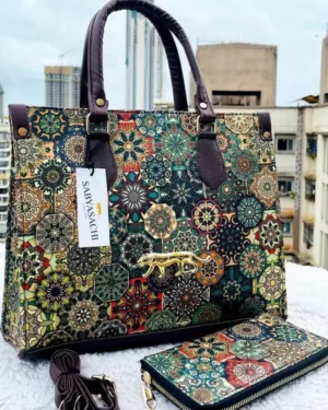 Sabyasachi bag Women Star Handbag - Floral Geometric